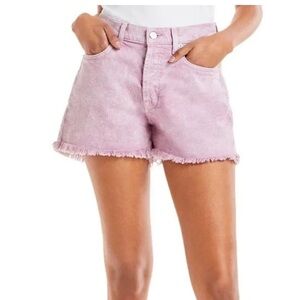 7 For All Mankind Monroe Cutoff Shorts In Mineral Rose Sz 26